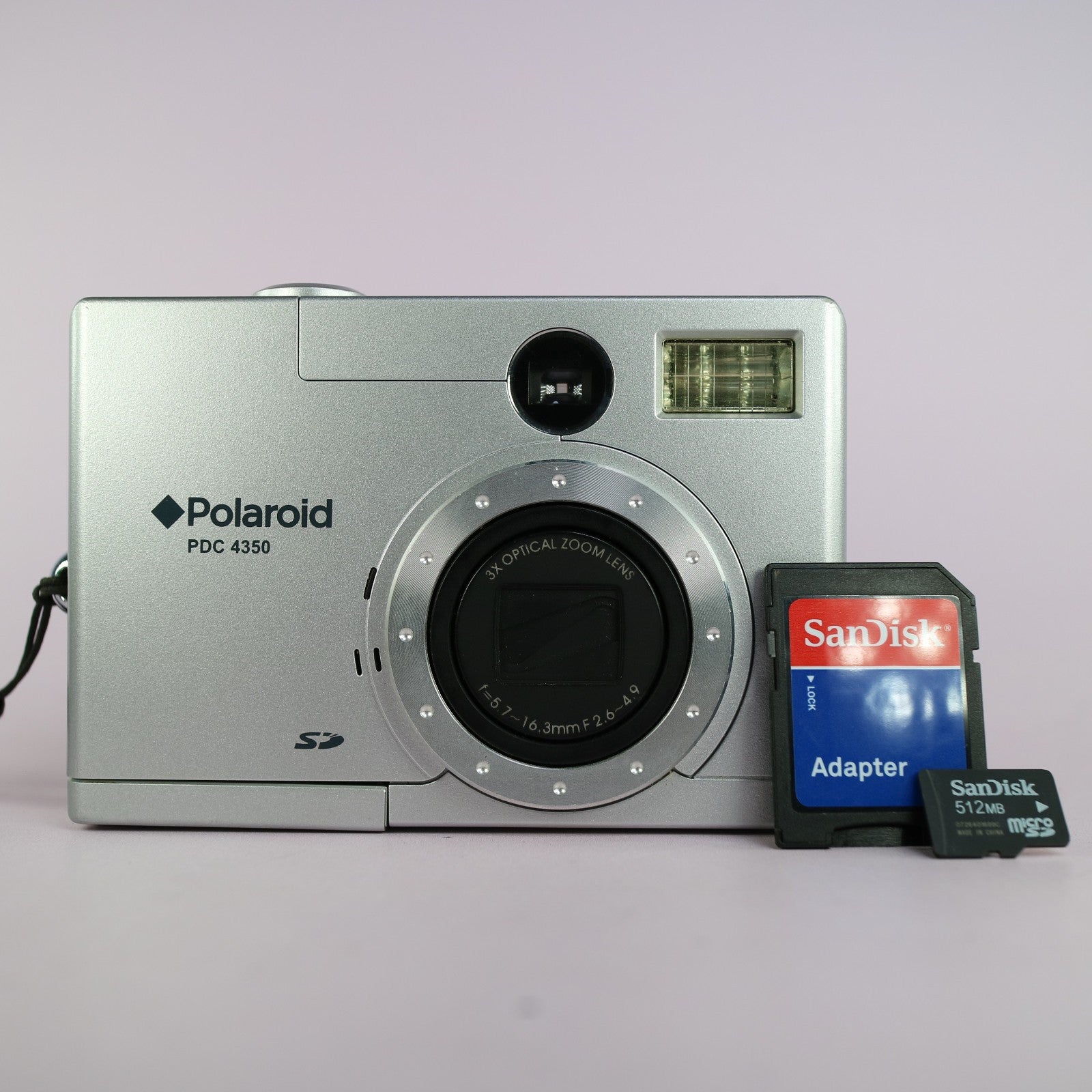 Polaroid Digital Camera PDC 4350 4.2MP Silver Tested – Digicam