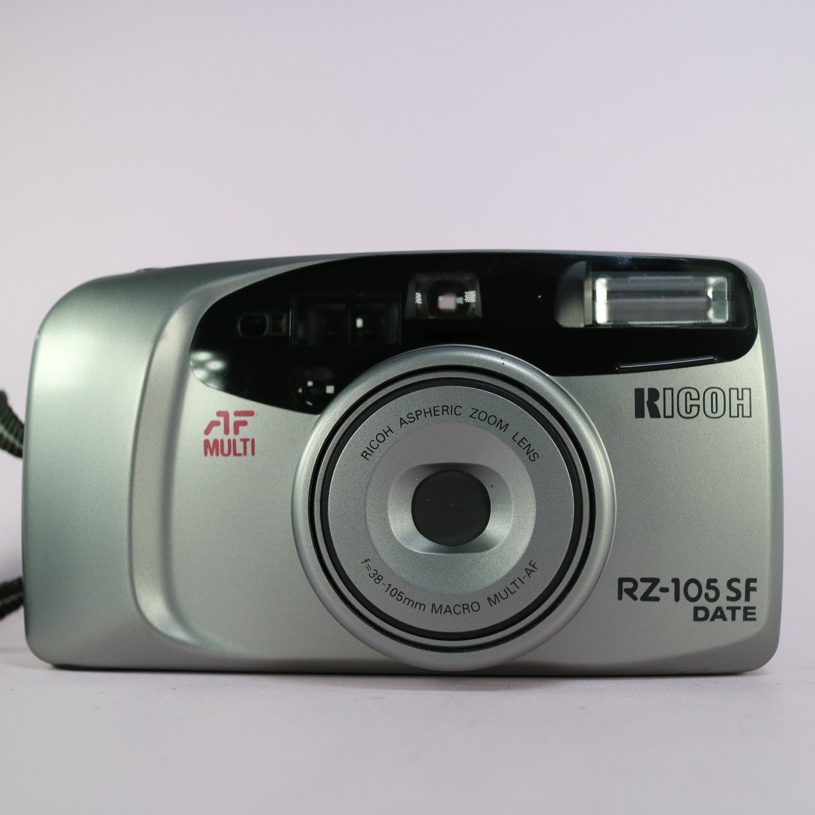 Ricoh RZ-105 SF Date 35mm Film Point and Shoot Camera Silver