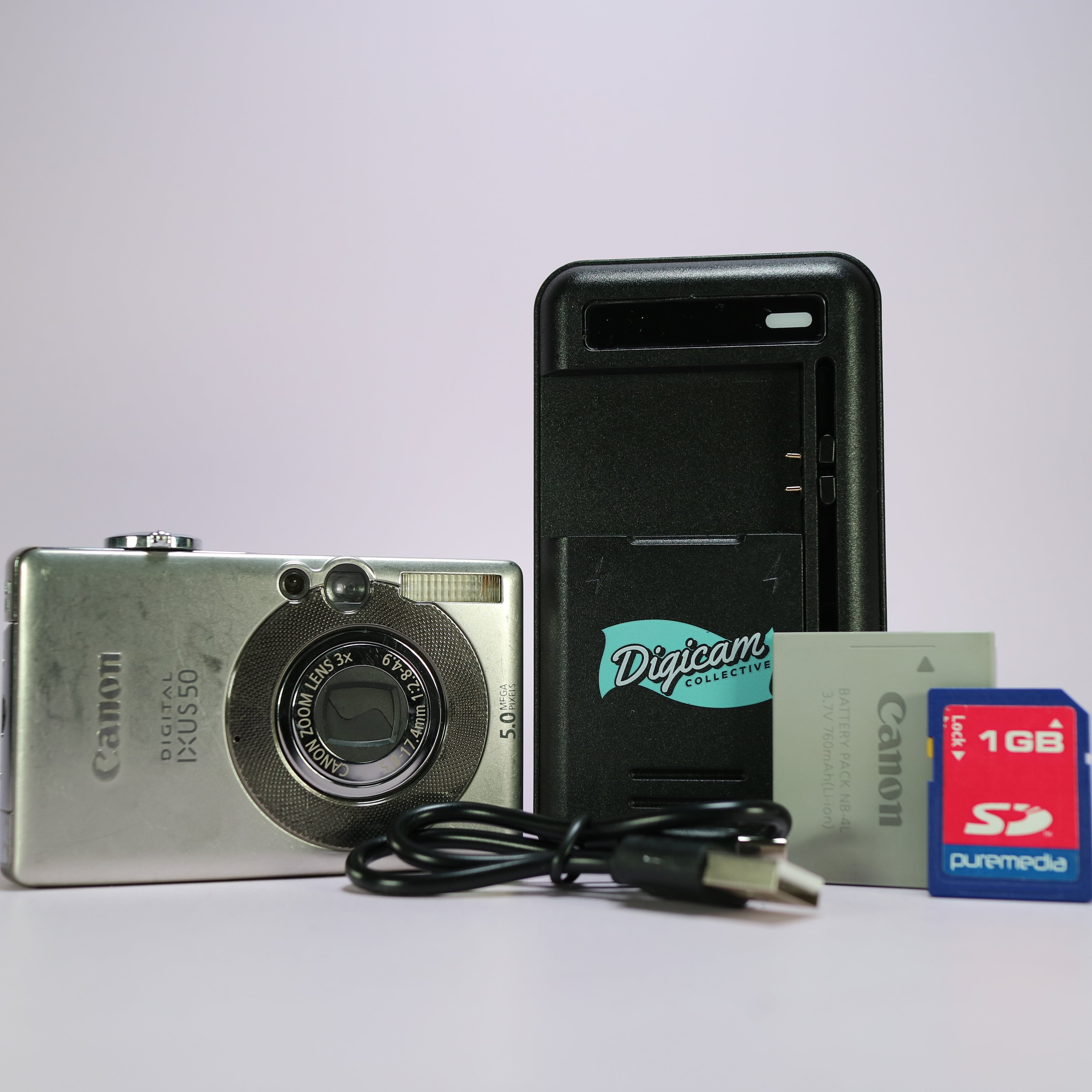 Canon IXUS 50 5.0MP CCD Compact Digital Camera – Digicam Collective