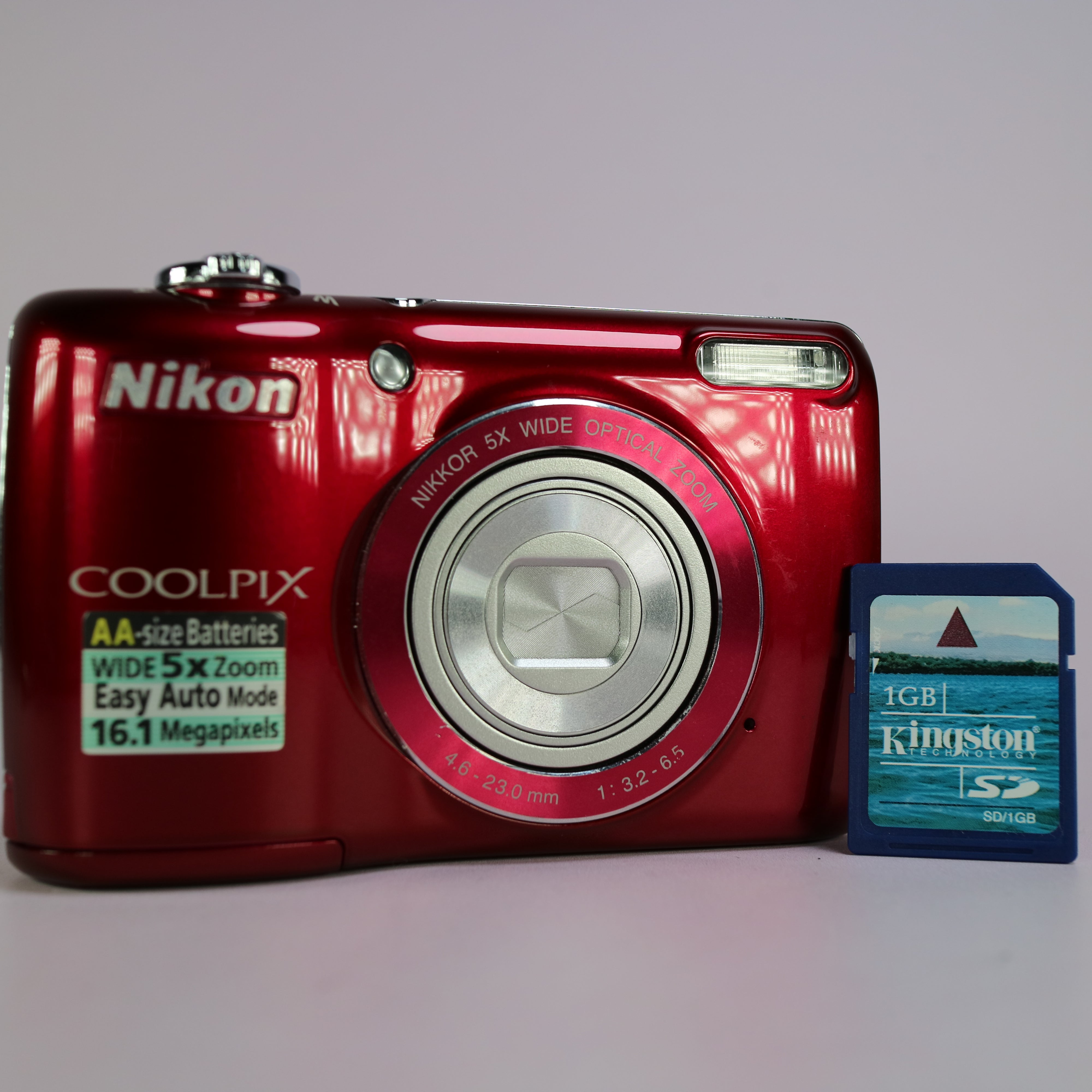 Nikon Coolpix L26 16.1MP CCD Compact Digital Camera – Digicam