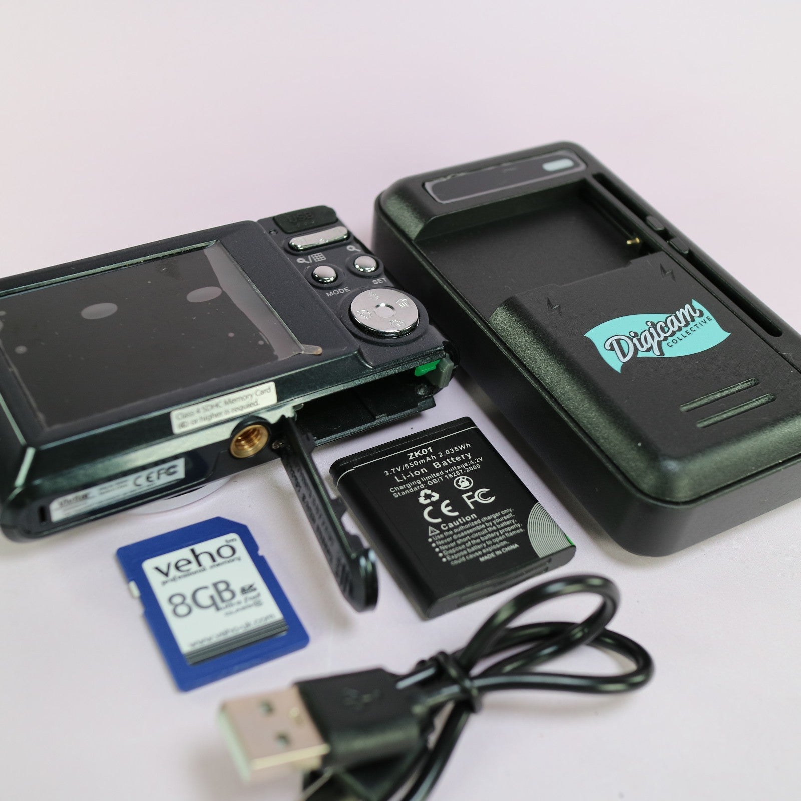 Vivitar Digital Camera Vivicam S425 16.1MP Black Tested Full Working Set