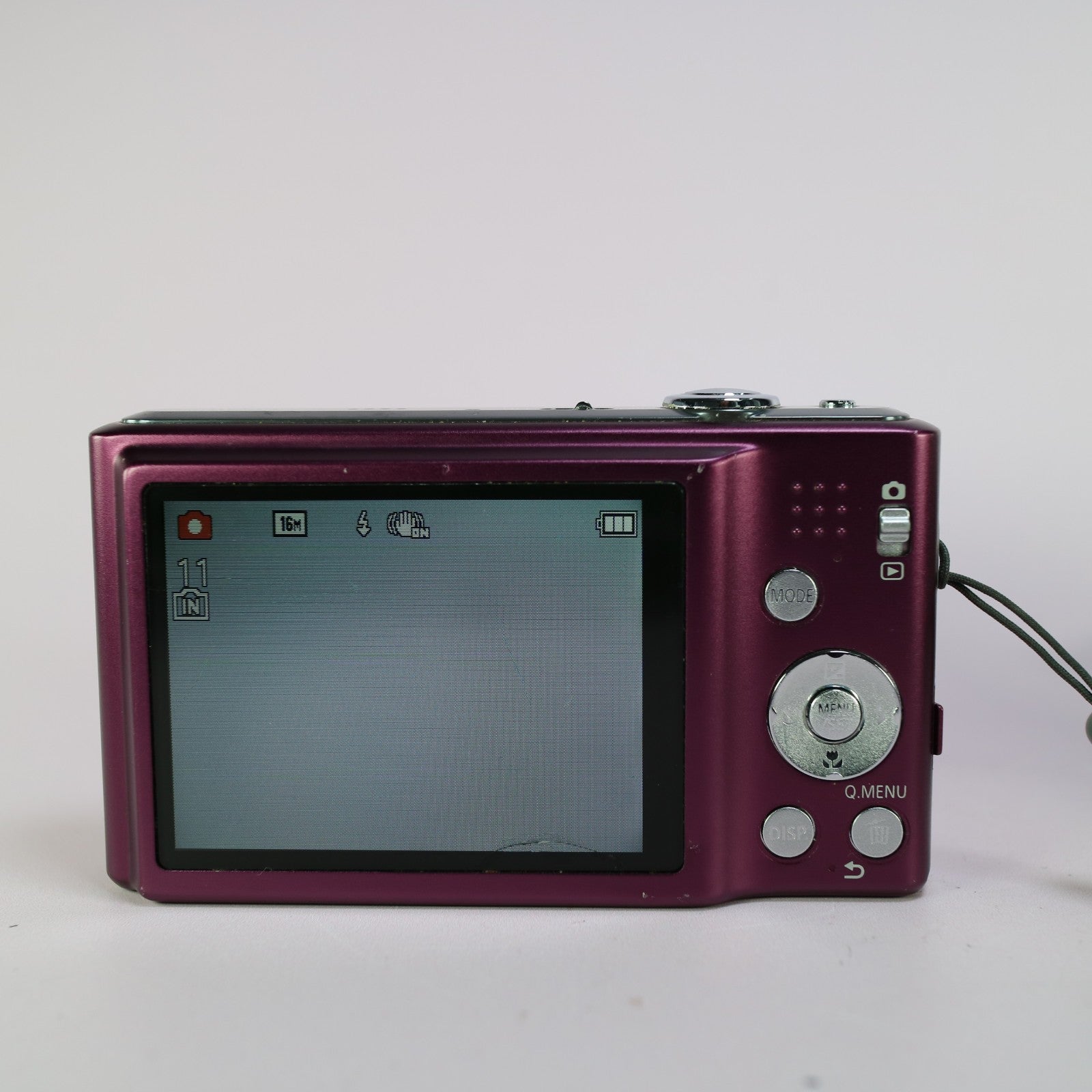 Panasonic Digital Camera Lumix DMC-FS35 16.1MP Purple Tested Full Working Set