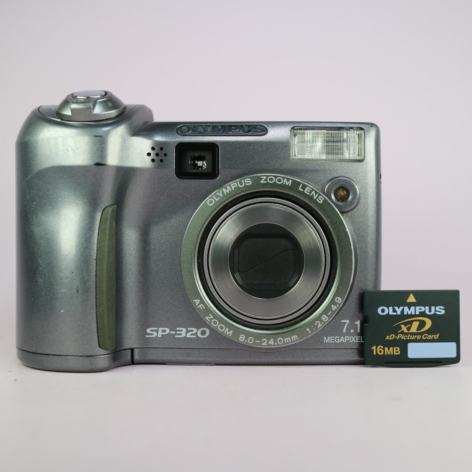 Olympus Digital Camera SP-320 7.1MP Silver Tested With xD Card