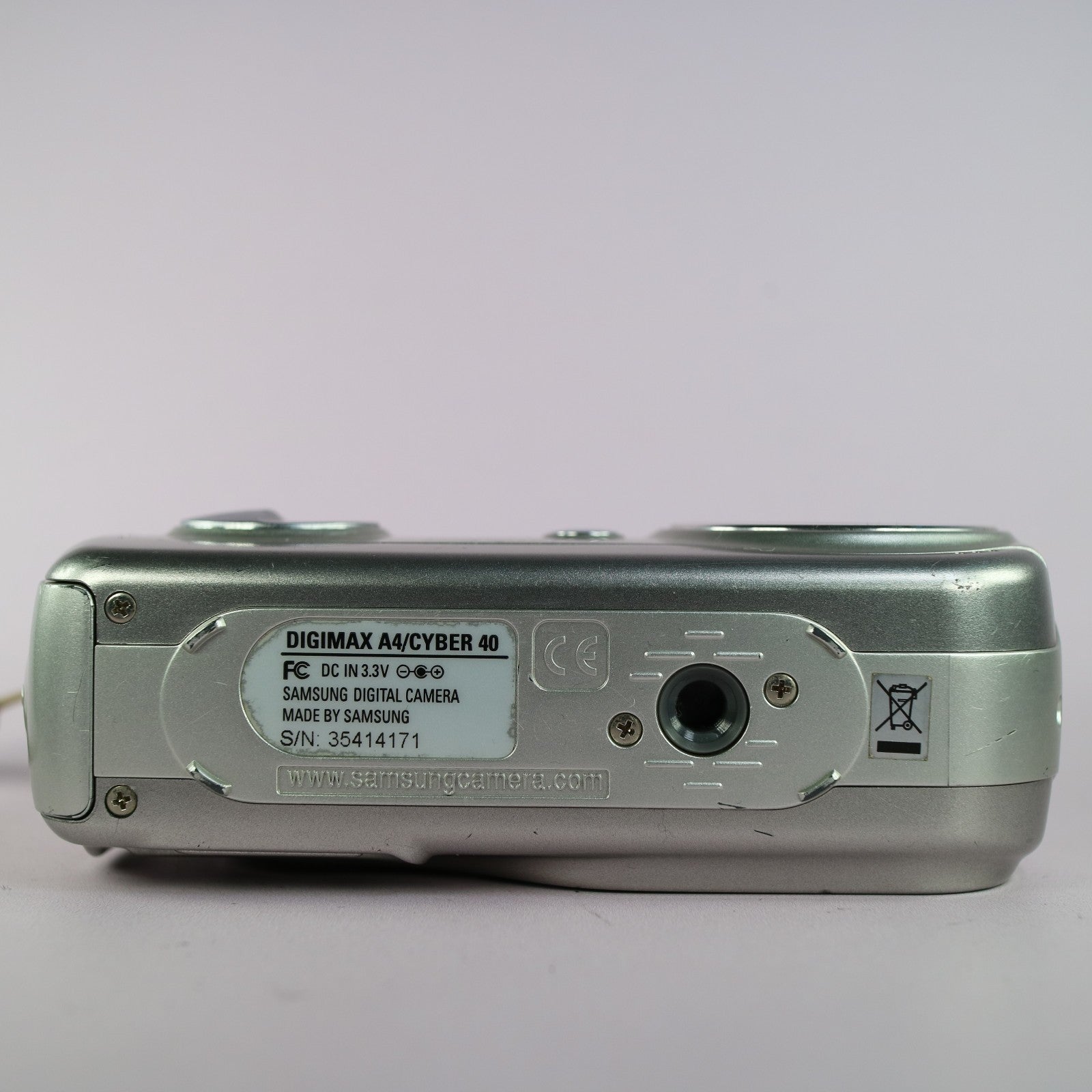 Samsung Digital Camera Digimax A4 4.0MP Silver Tested