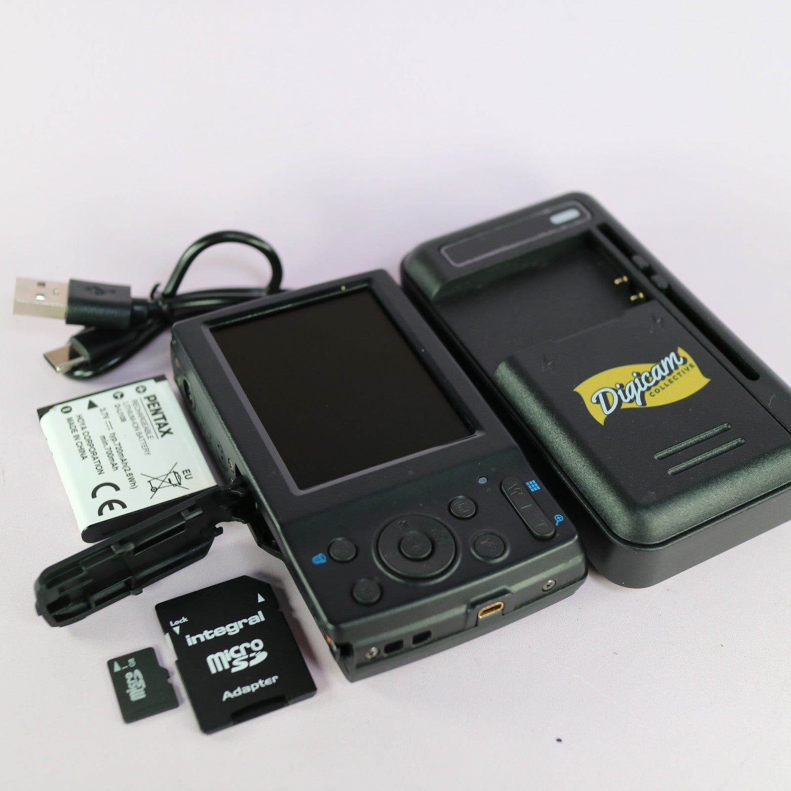 Praktica Luxmedia Z250 20.0MP Digital Camera Black Tested Full Working Set