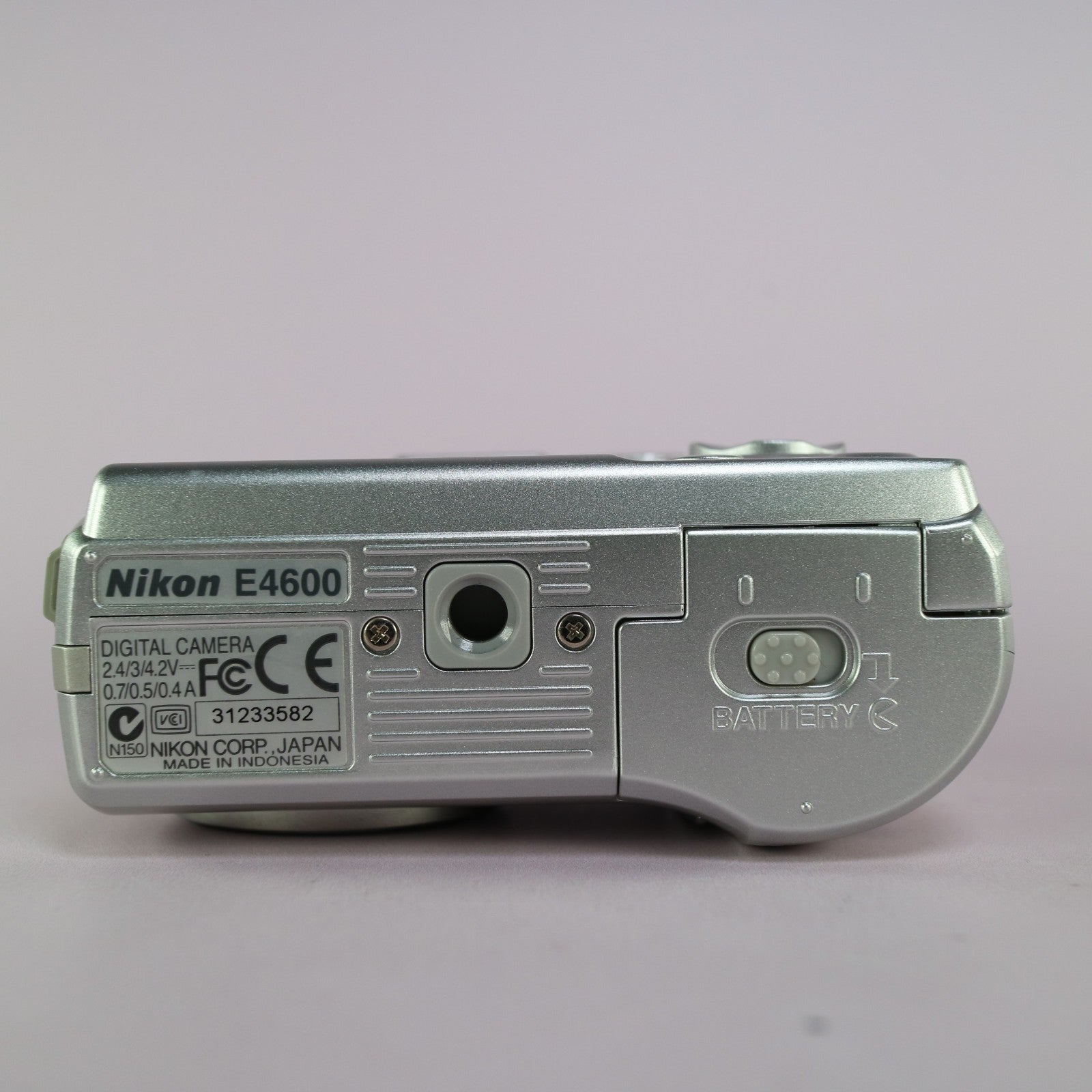 Nikon Digital Camera Coolpix 4600 4.0MP Silver Tested