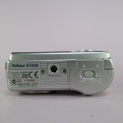 Nikon Digital Camera Coolpix 4600 4.0MP Silver Tested