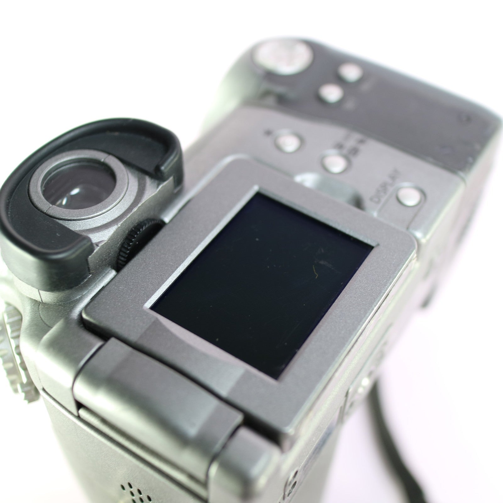 Canon PowerShot Pro90 IS 2.6MP Flip Screen Digital Camera Silver Tested Full Set