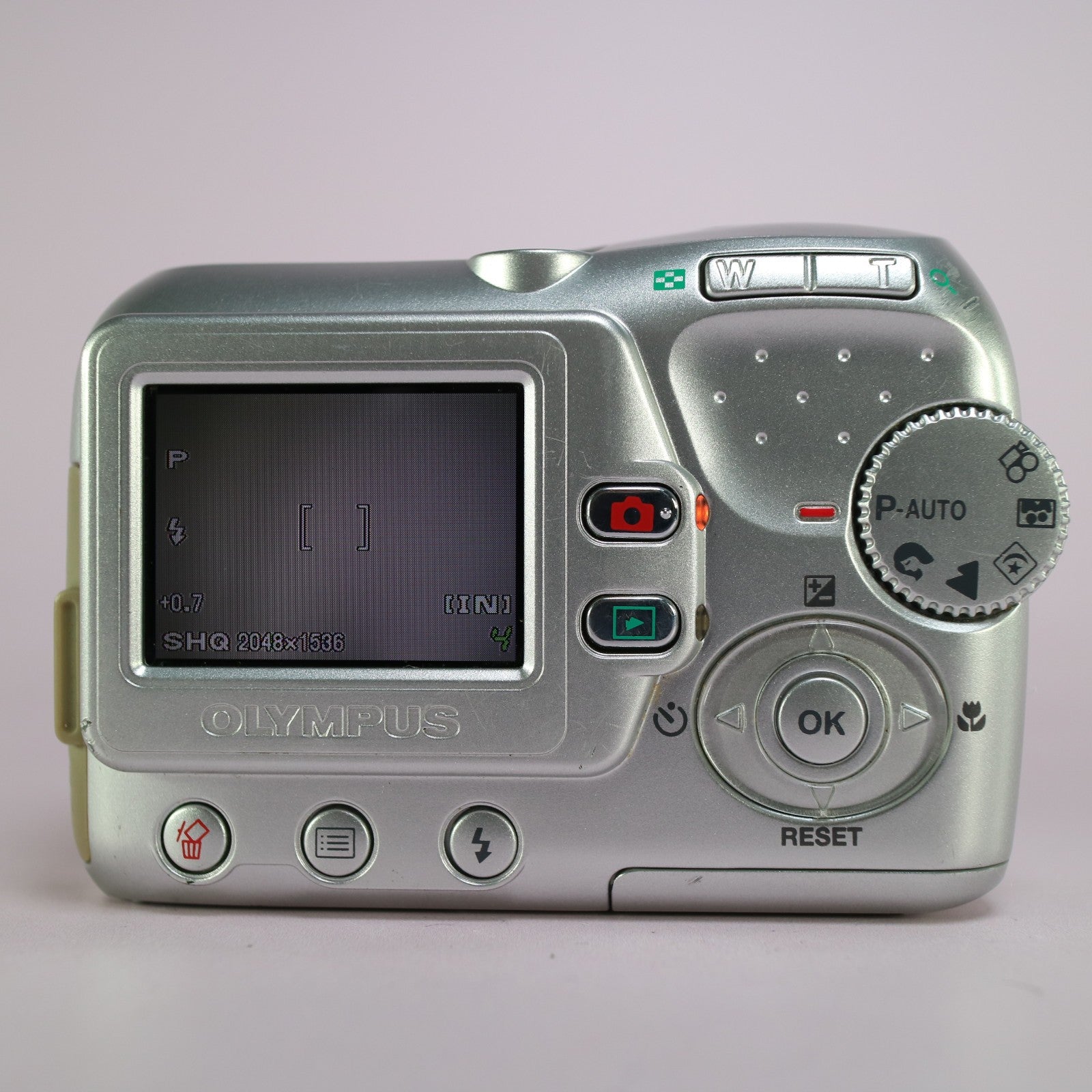 Olympus Digital Camera Camedia D-535 Zoom 3.2MP Silver Tested
