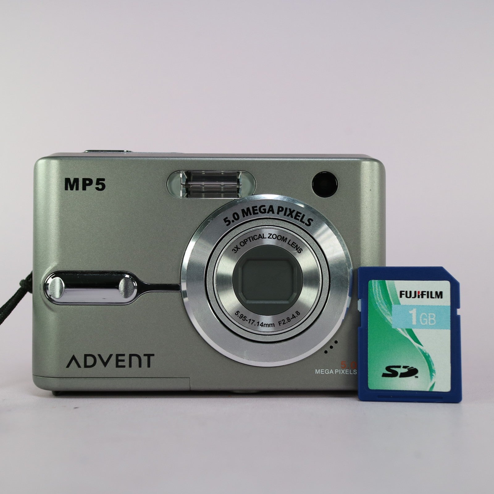 Advent MP5 5.0MP Compact Digital Camera Silver Tested