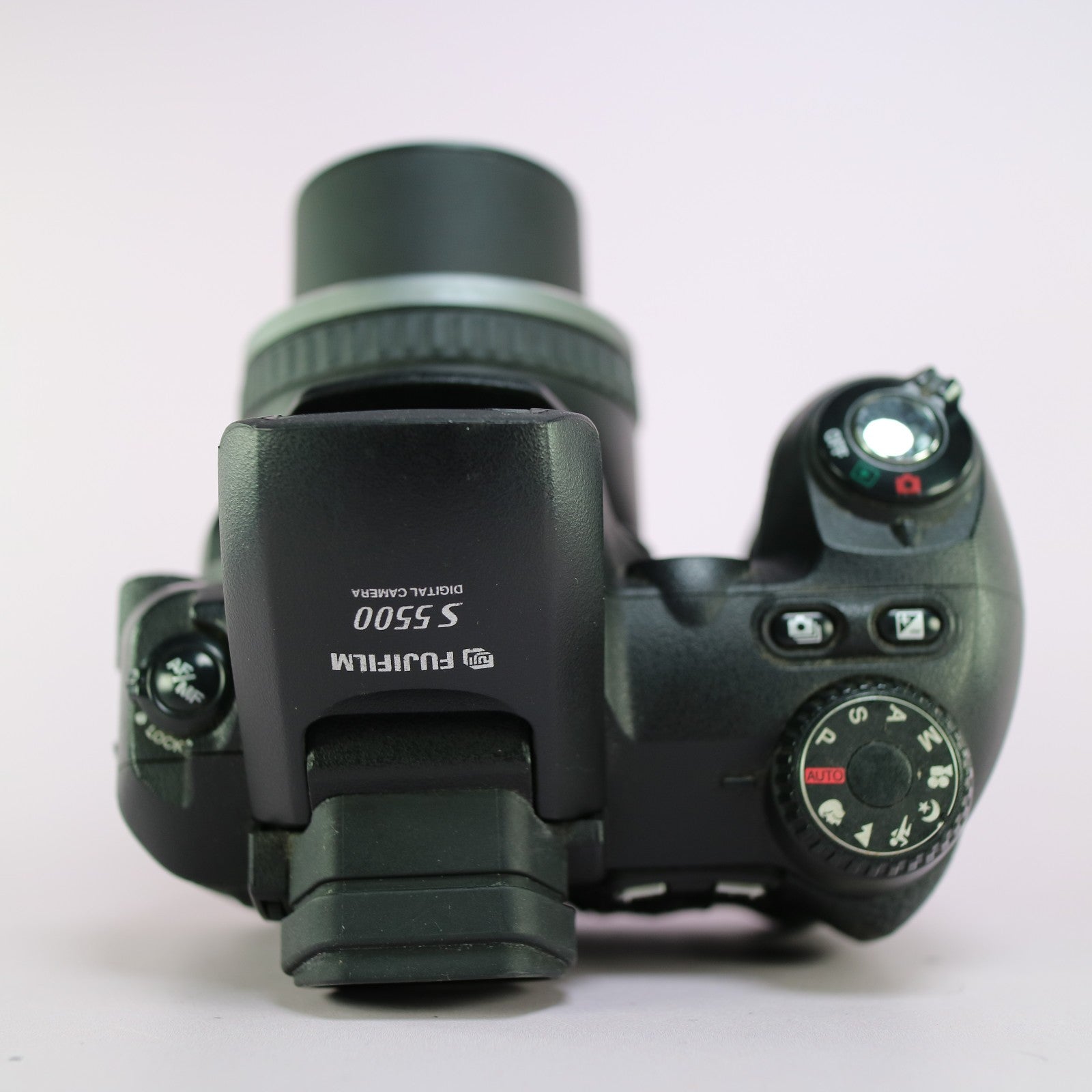 Fujifilm FinePix S5500 5.1MP Digital Bridge Camera Black Tested 10x Zoom