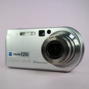 Sony Digital Camera Cybershot DSC-P200 7.2MP Silver Tested Full Set
