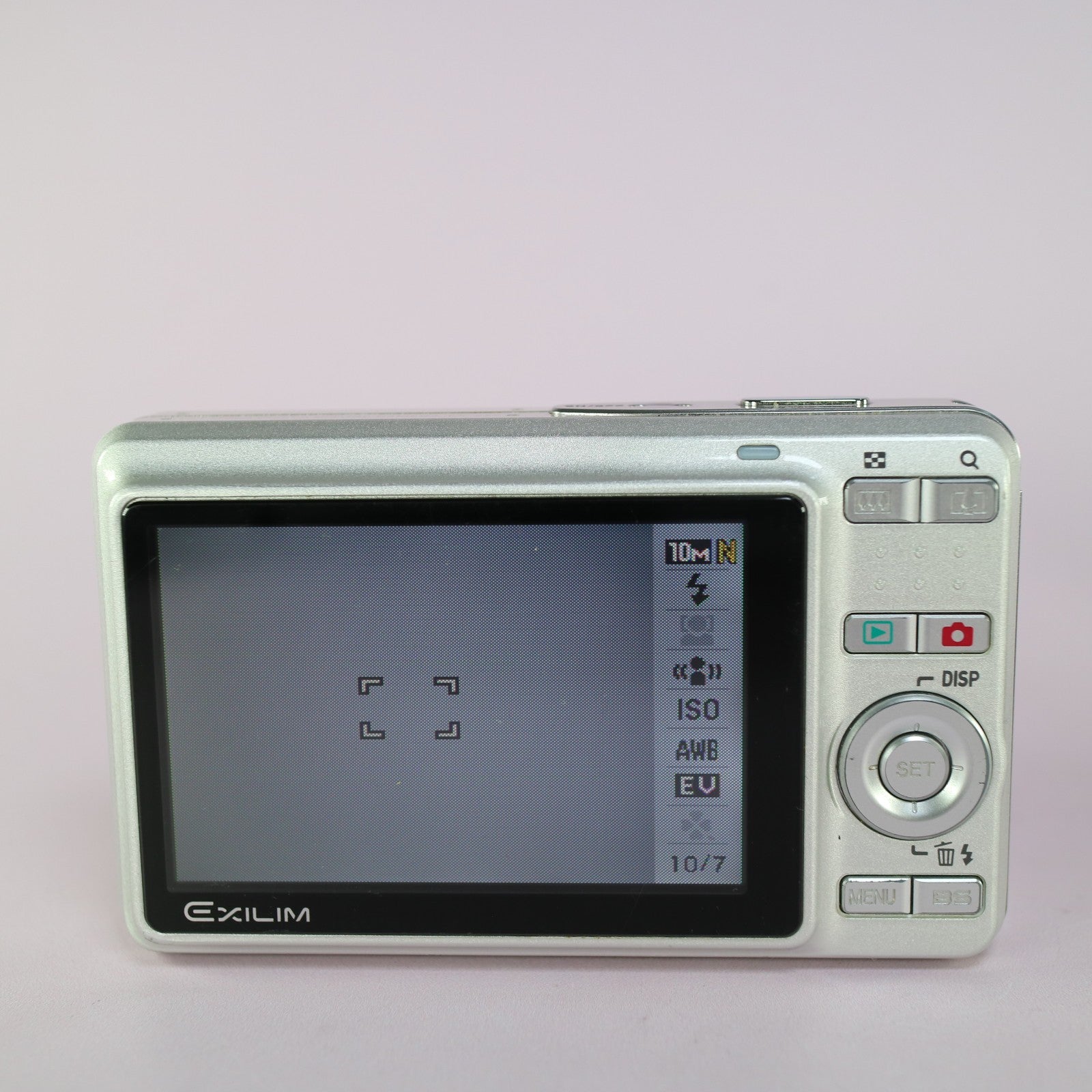 Casio Digital Camera Exilim EX-Z29 10.1MP Silver Tested Full Working Set