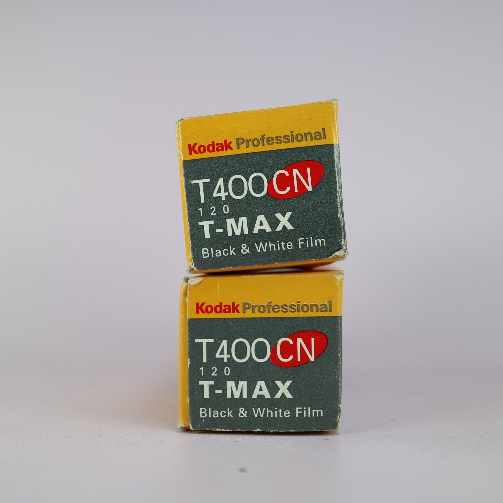 2x Kodak Professional T400CN 120 B&W Film Sealed Expired 1999