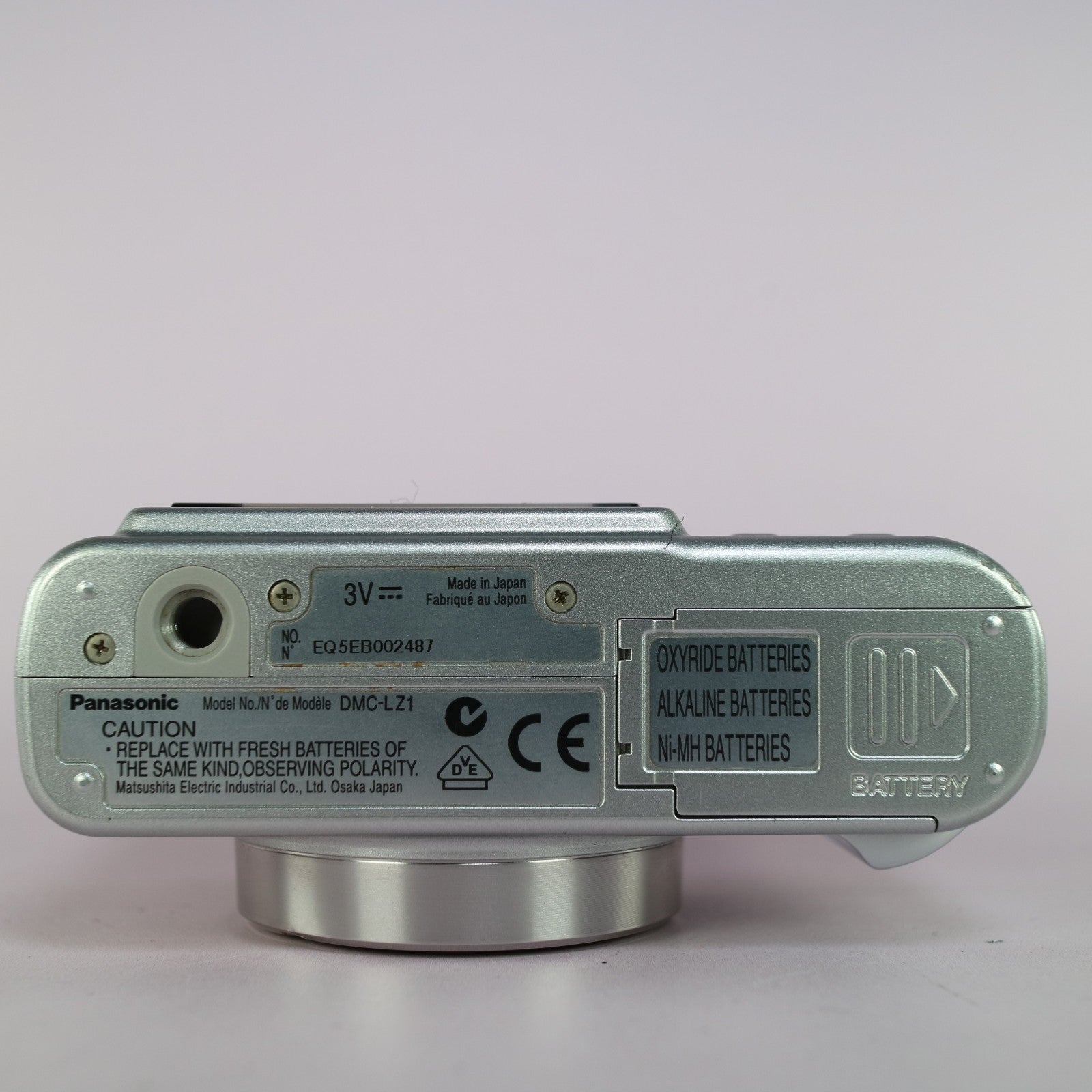 Panasonic Digital Camera Lumix DMC-LZ1 4.0MP Silver Tested
