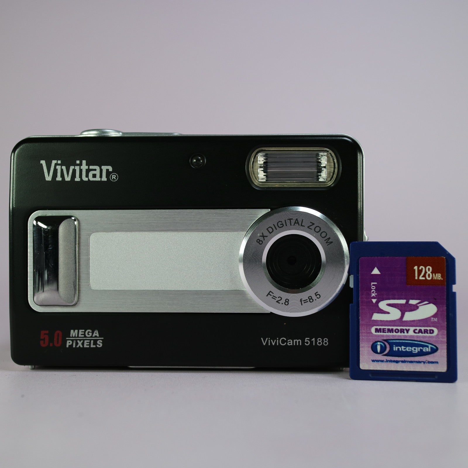 Vivitar Digital Camera Vivicam 5188 5.0MP Black Tested