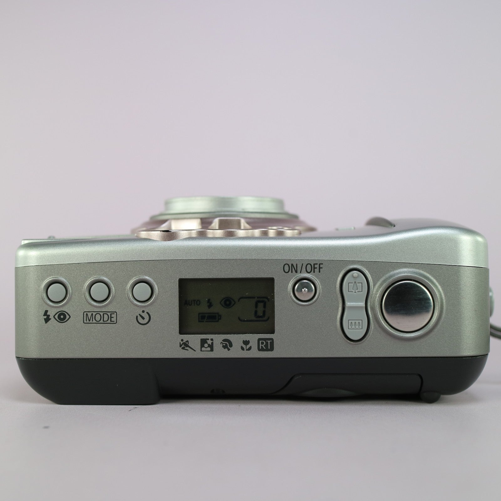 Canon Sure Shot 80u 35mm Film Point and Shoot Camera Silver Tested