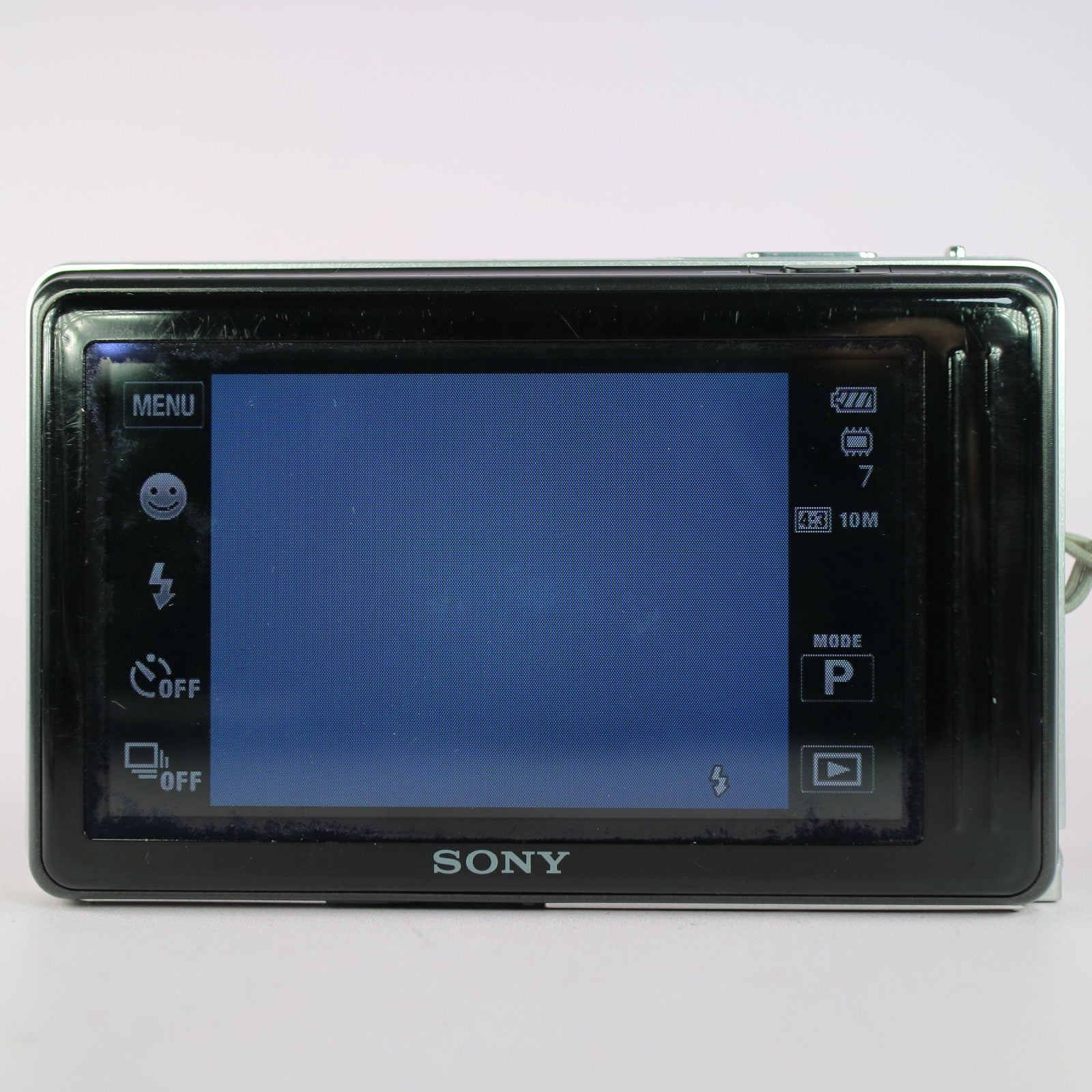 Sony Underwater Digital Camera Cybershot DSC-TX5 10.2MP Silver Tested Full Set