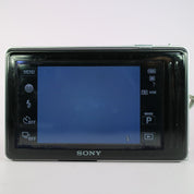 Sony Underwater Digital Camera Cybershot DSC-TX5 10.2MP Silver Tested Full Set