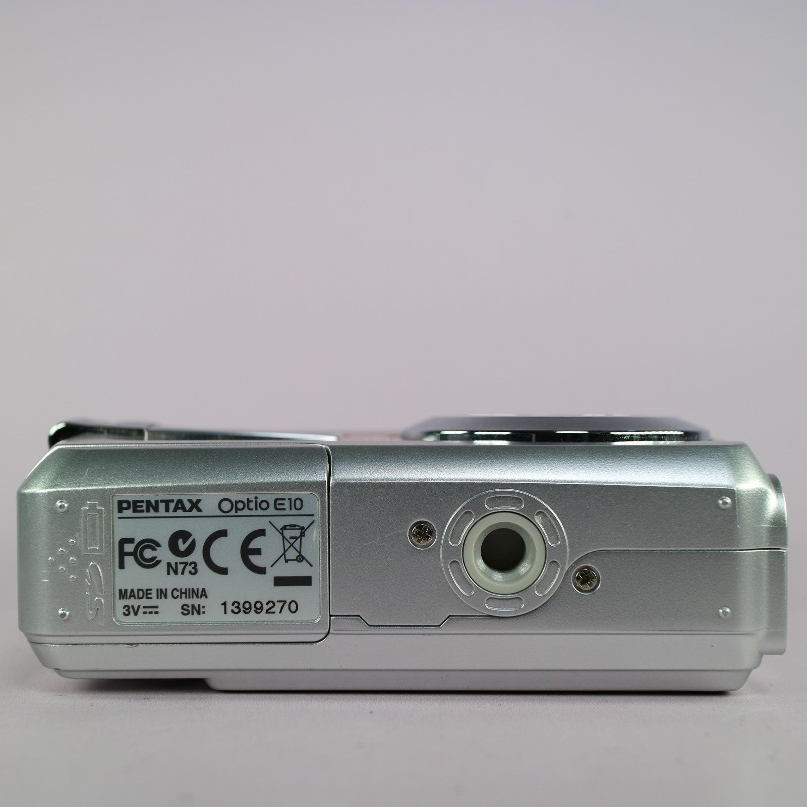 Pentax Digital Camera Optio E10 6.0MP Silver Tested