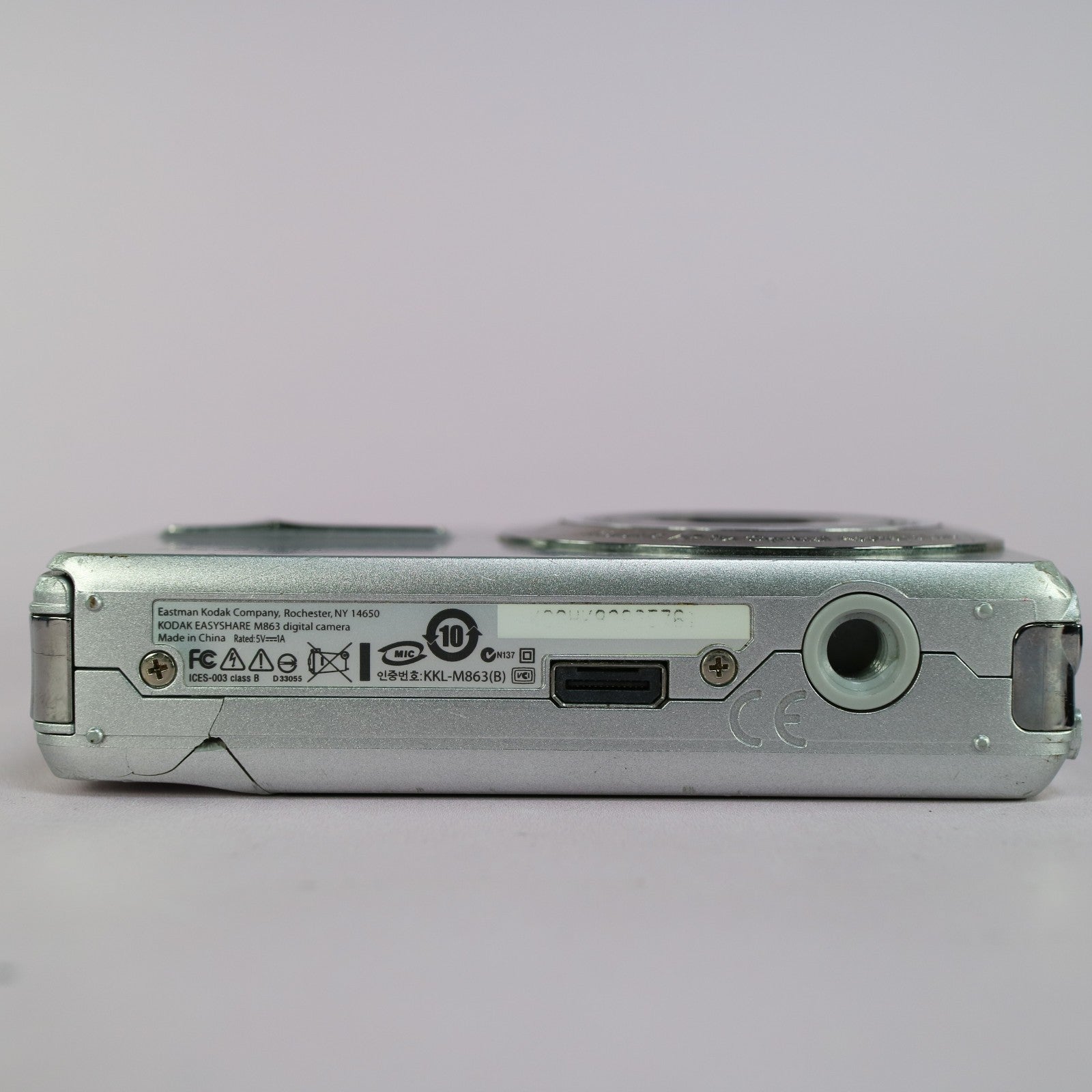Kodak Digital Camera EasyShare M863 8.2MP Silver Tested Full Working Set