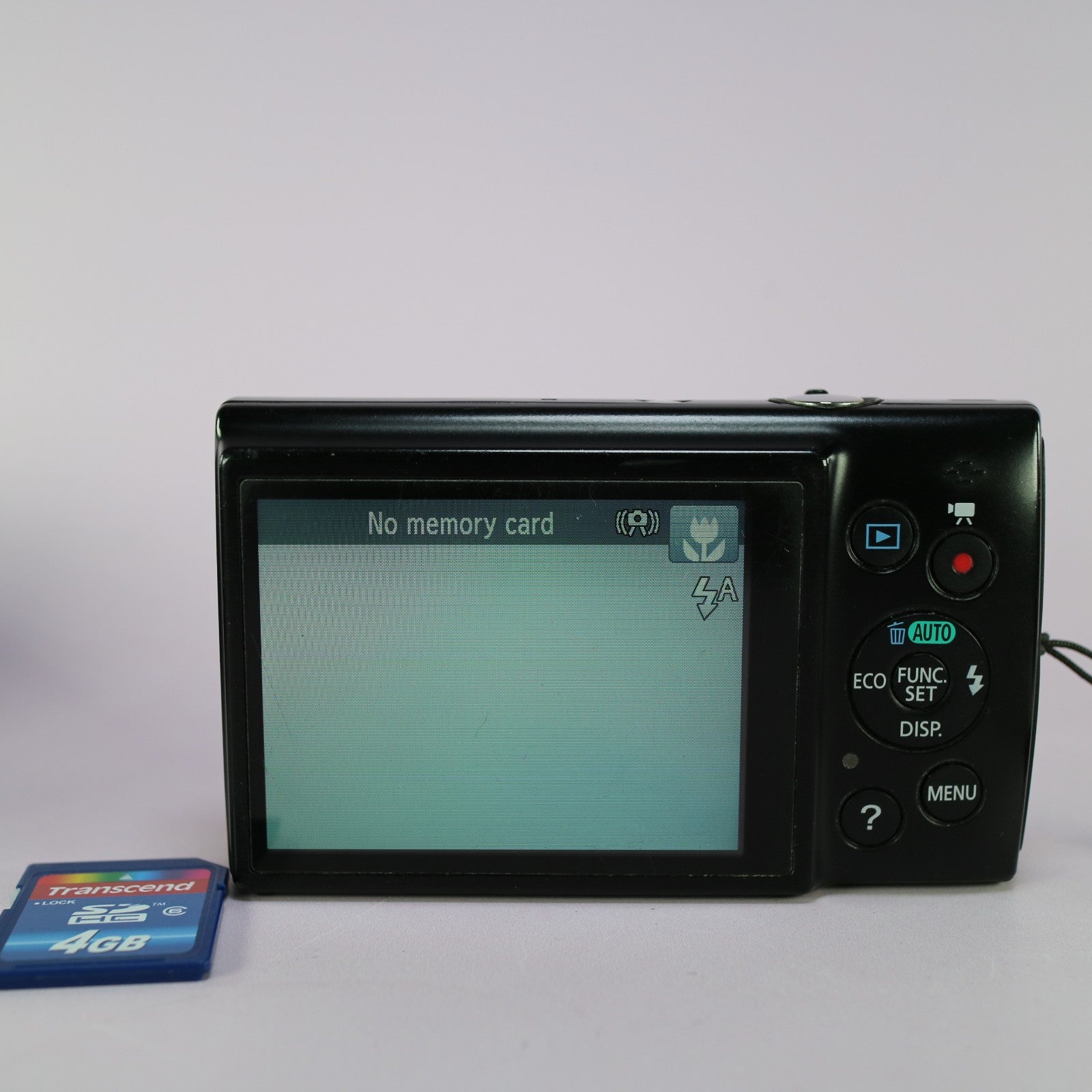 Canon Digital Camera IXUS 155 20.1MP Black Tested Full Working Set