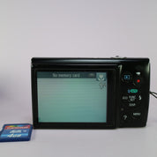 Canon Digital Camera IXUS 155 20.1MP Black Tested Full Working Set