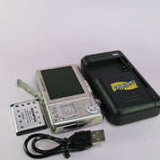 Olympus Digital Camera FE-230 7.1MP Silver Tested Full Set