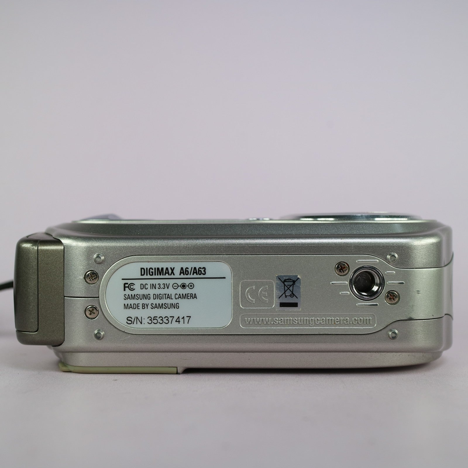 Samsung Digimax A6 6.0MP Compact Digital Camera Silver Tested