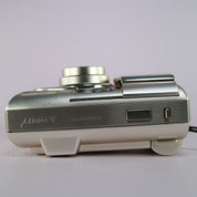 Olympus MJU V 35mm Film Point and Shoot Metal Body Camera Silver Tested