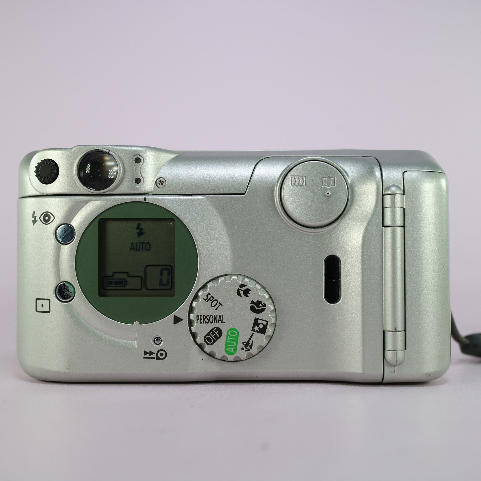 Canon Prima Super 155 35mm Film Point and Shoot Camera Silver Tested
