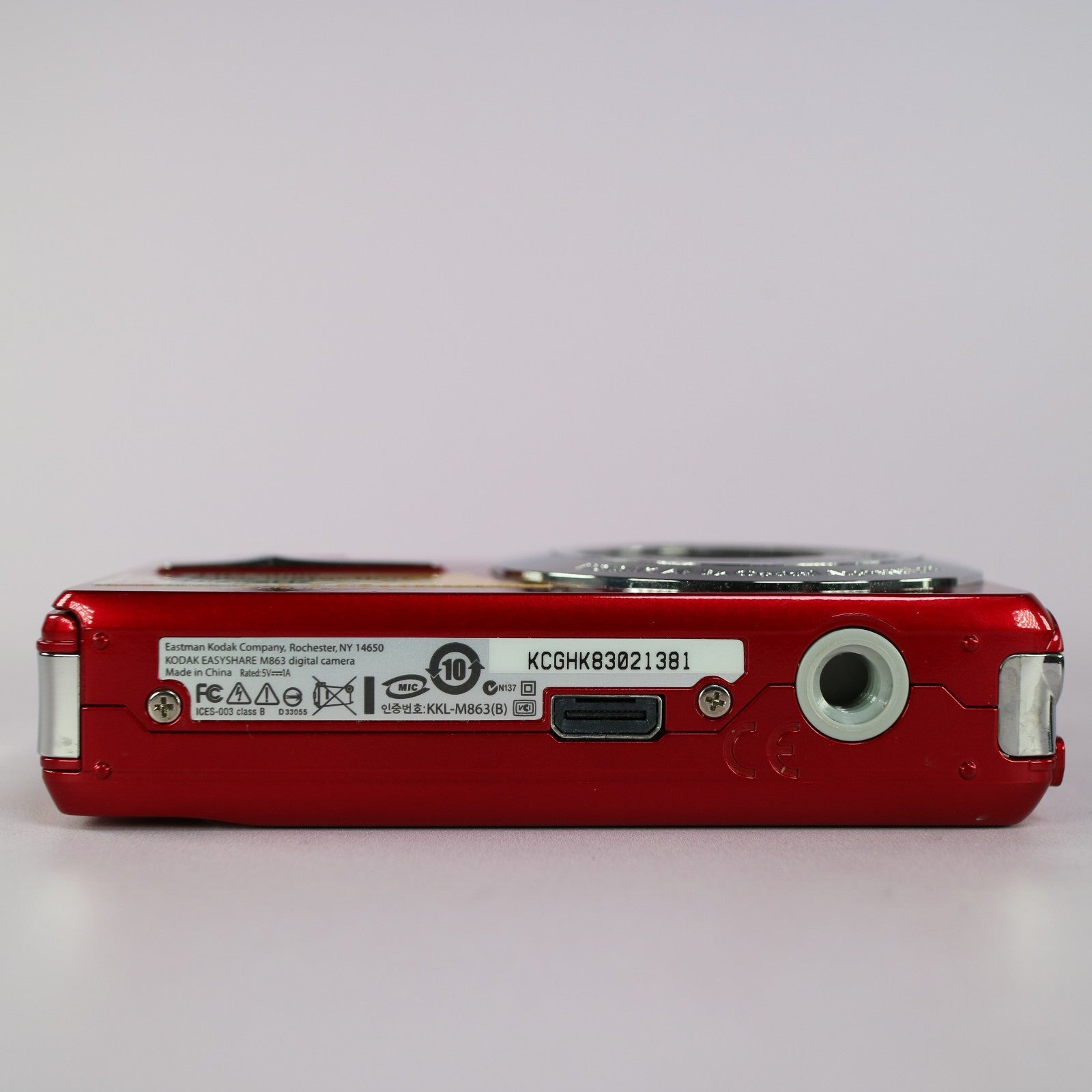 Kodak Digital Camera EasyShare M863 8.2MP Red Tested Full Working Set