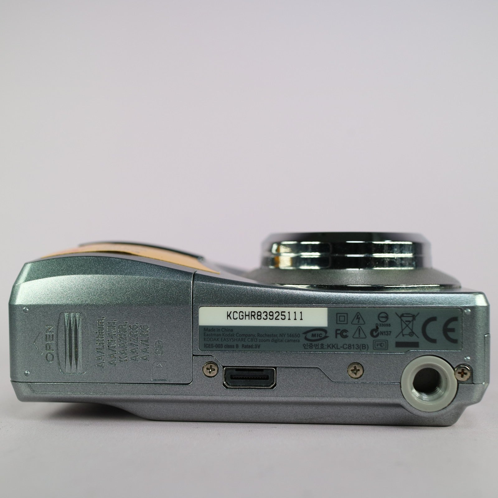 Kodak Digital Camera EasyShare C813 8.2MP Silver Tested