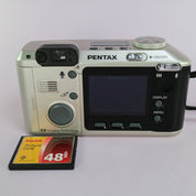 Pentax EI-200 2.1MP Compact Digital Camera Silver Tested