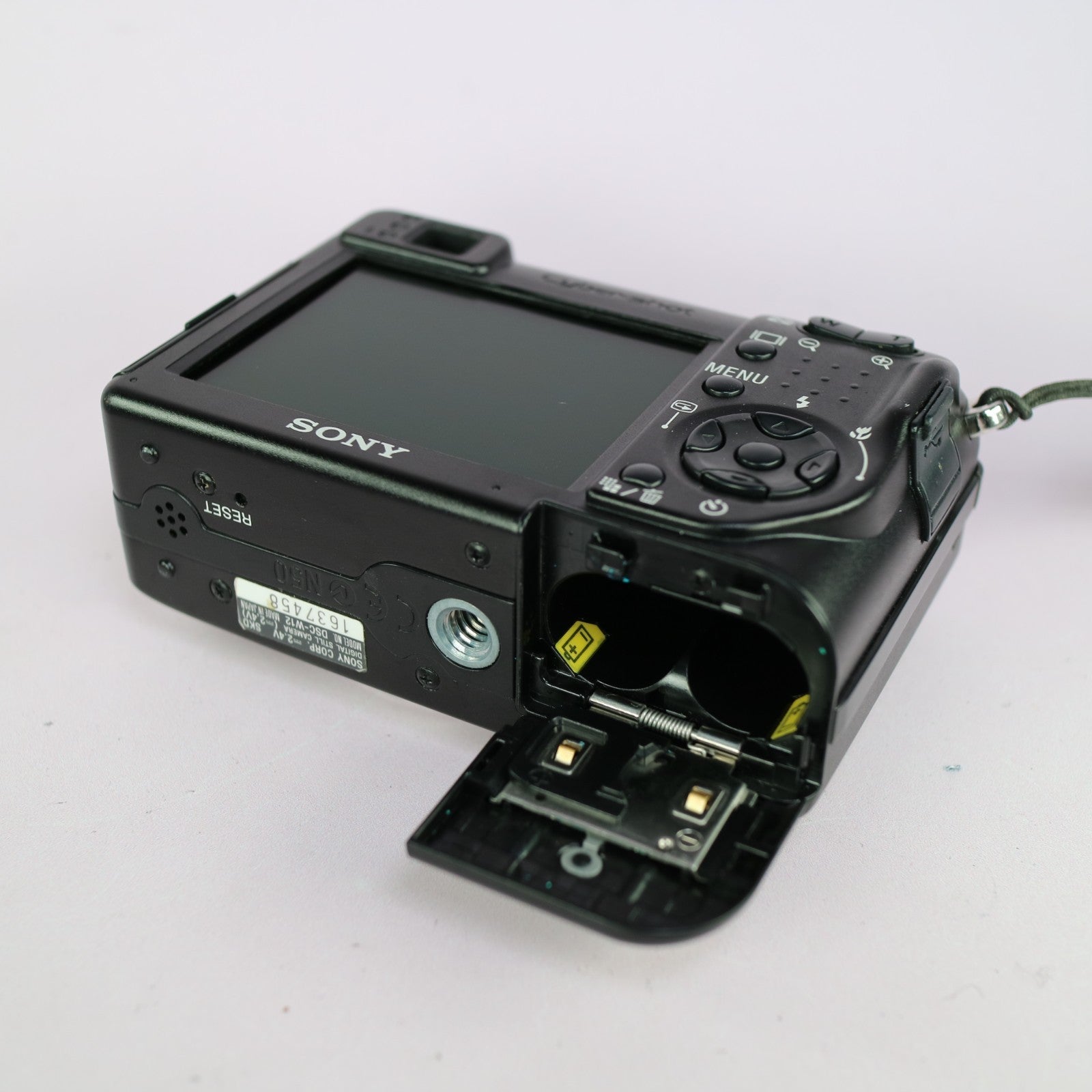 Sony Digital Camera Cybershot DSC-W12 5.1MP Black Tested