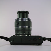 Nikon J1 10.1MP Mirrorless Camera Black w/ 30-110mm and 10-30mm Lenses - Mint