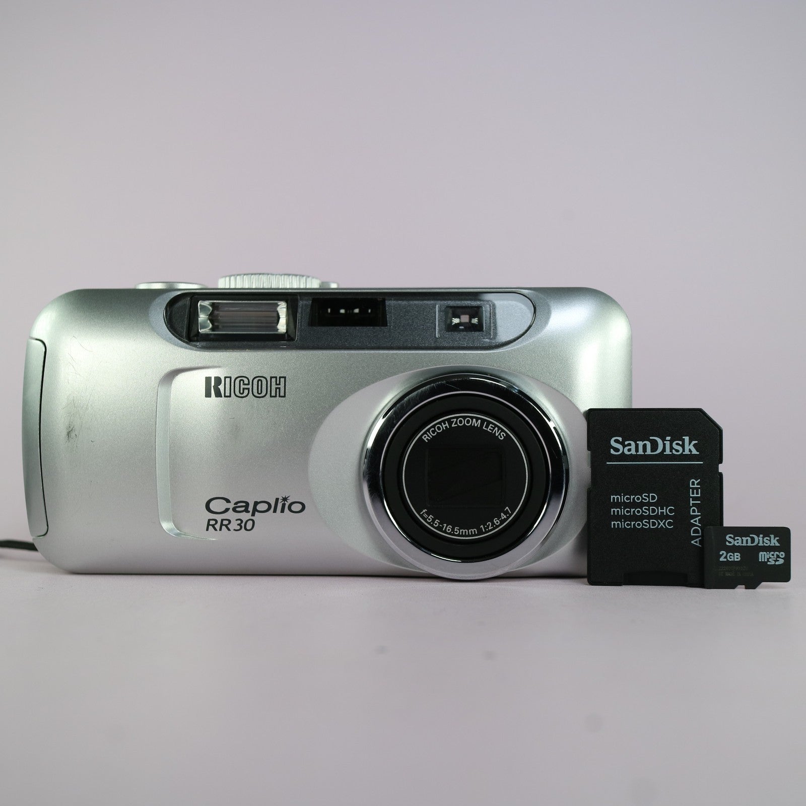 Ricoh Digital Camera Caplio RR30 3.2MP Silver Tested