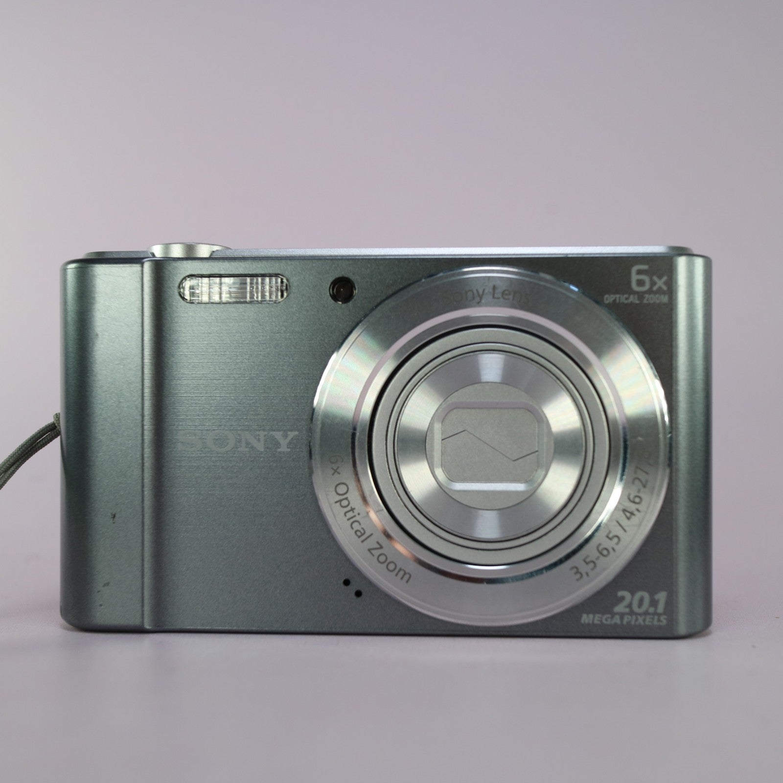 Sony Digital Camera Cybershot DSC-W810 20.1MP Silver Tested Full Working Set