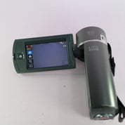 Samsung HMX-Q10TP Handheld High Definition Camcorder Silver Tested Full Set