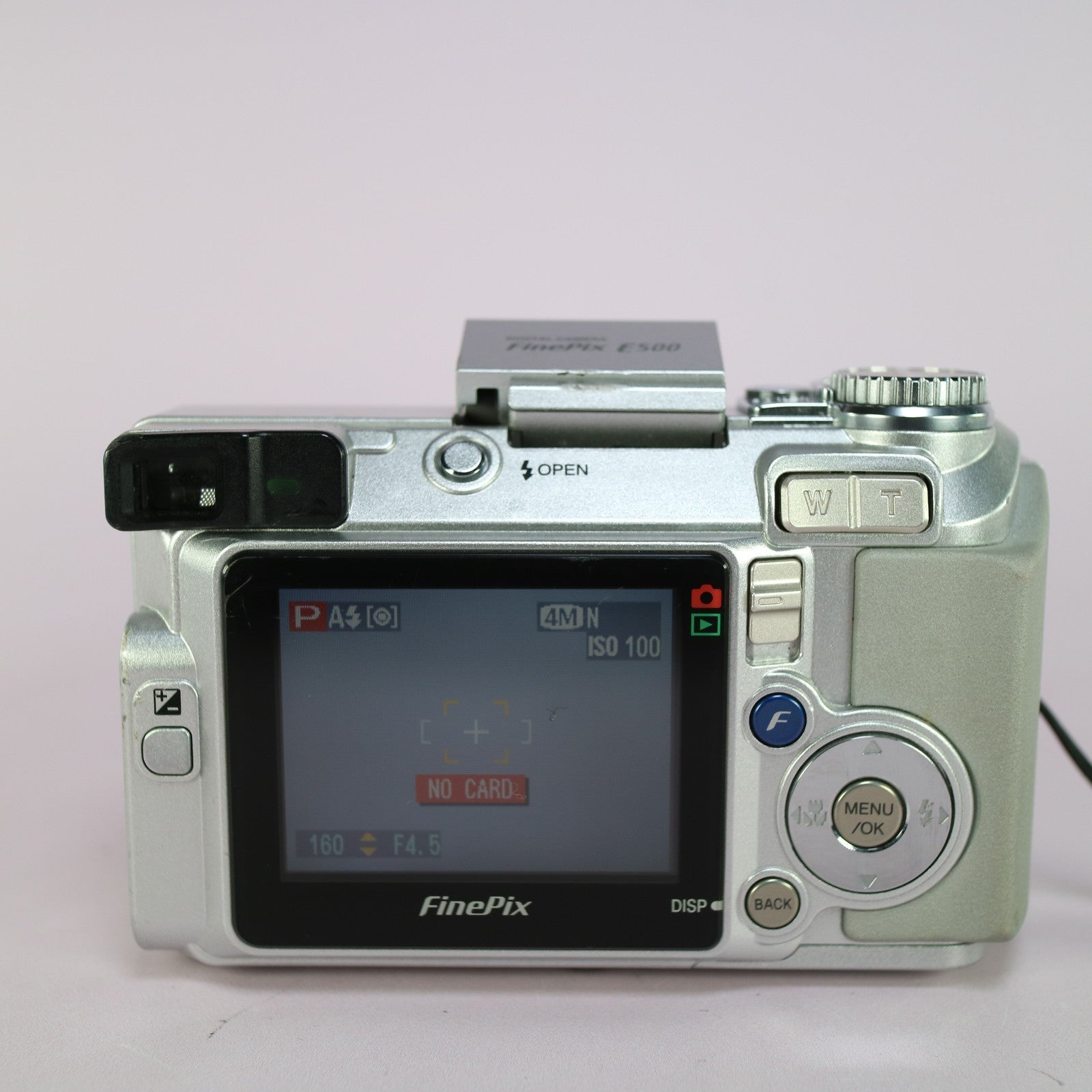 Fujifilm Digital Camera FinePix E500 4.1MP Silver Tested