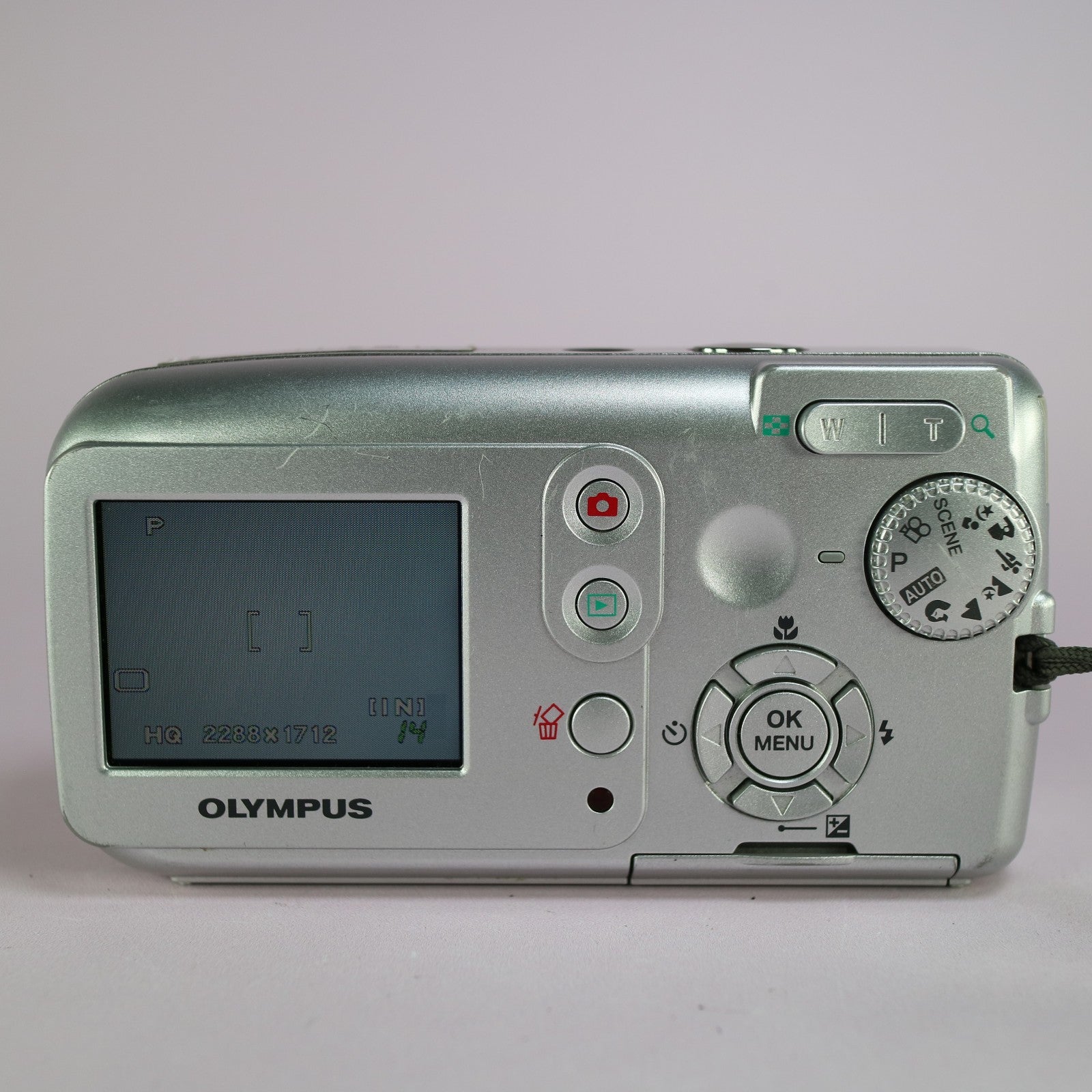 Olympus Digital Camera Camedia D-545 Zoom 4.0MP Silver Tested