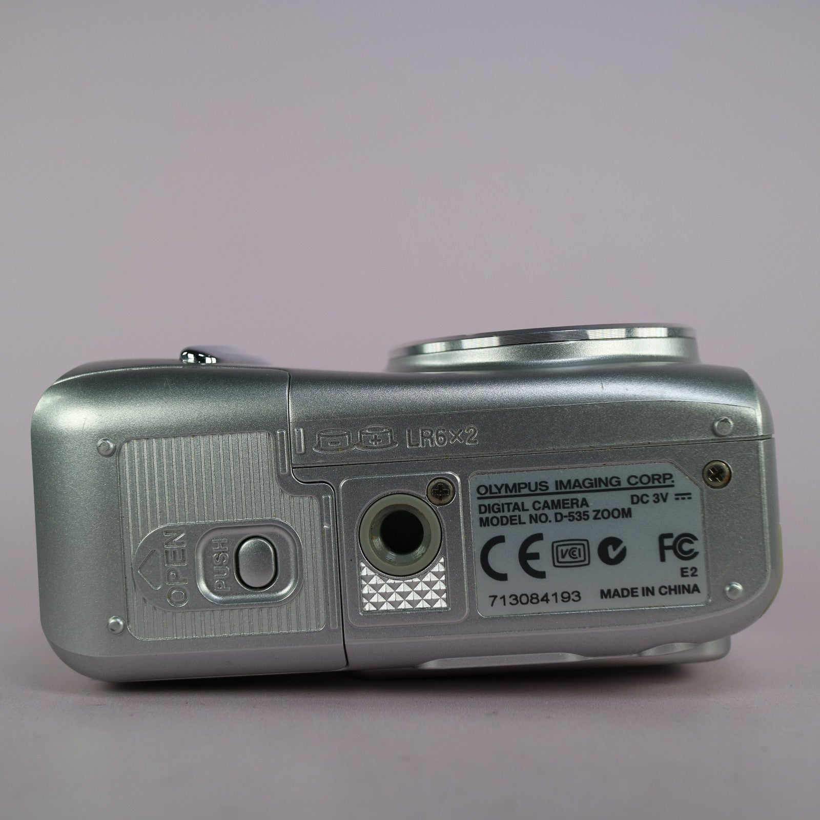 Olympus Digital Camera Camedia D-535 Zoom 3.2MP Silver Tested