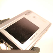 Olympus Digital Camera AZ-1 3.2MP Silver Tested Full Set