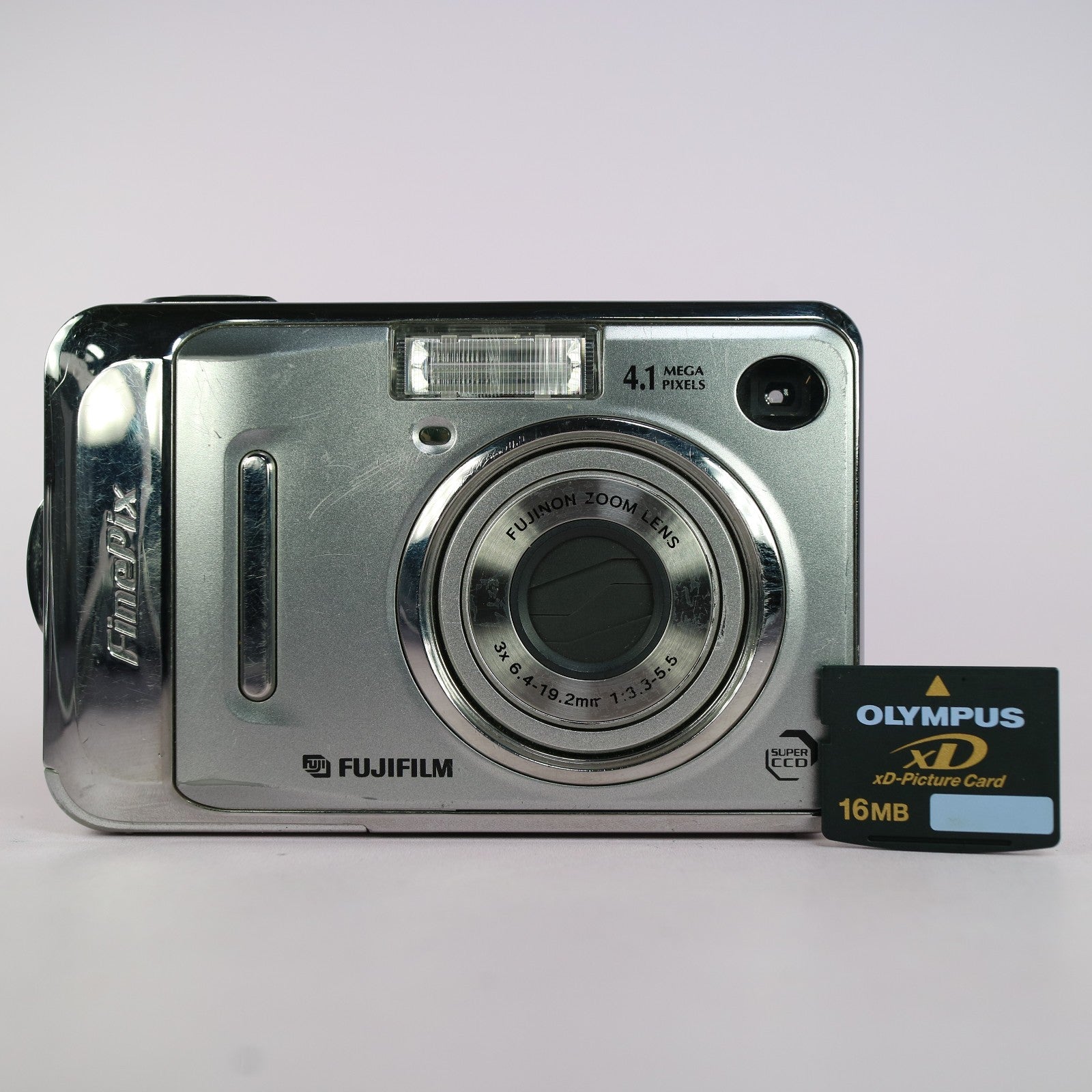 Fujifilm Digital Camera FinePix A400 4.1MP Silver Tested With xD Card