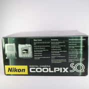 Nikon Coolpix SQ 3.1MP Digital Camera Silver Tested Full Working Set - Mint