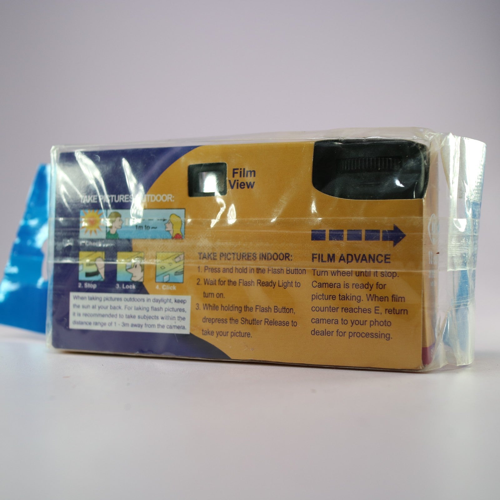 Single Use Disposable 35mm Film Point and Shoot Expired Camera Yellow Sealed