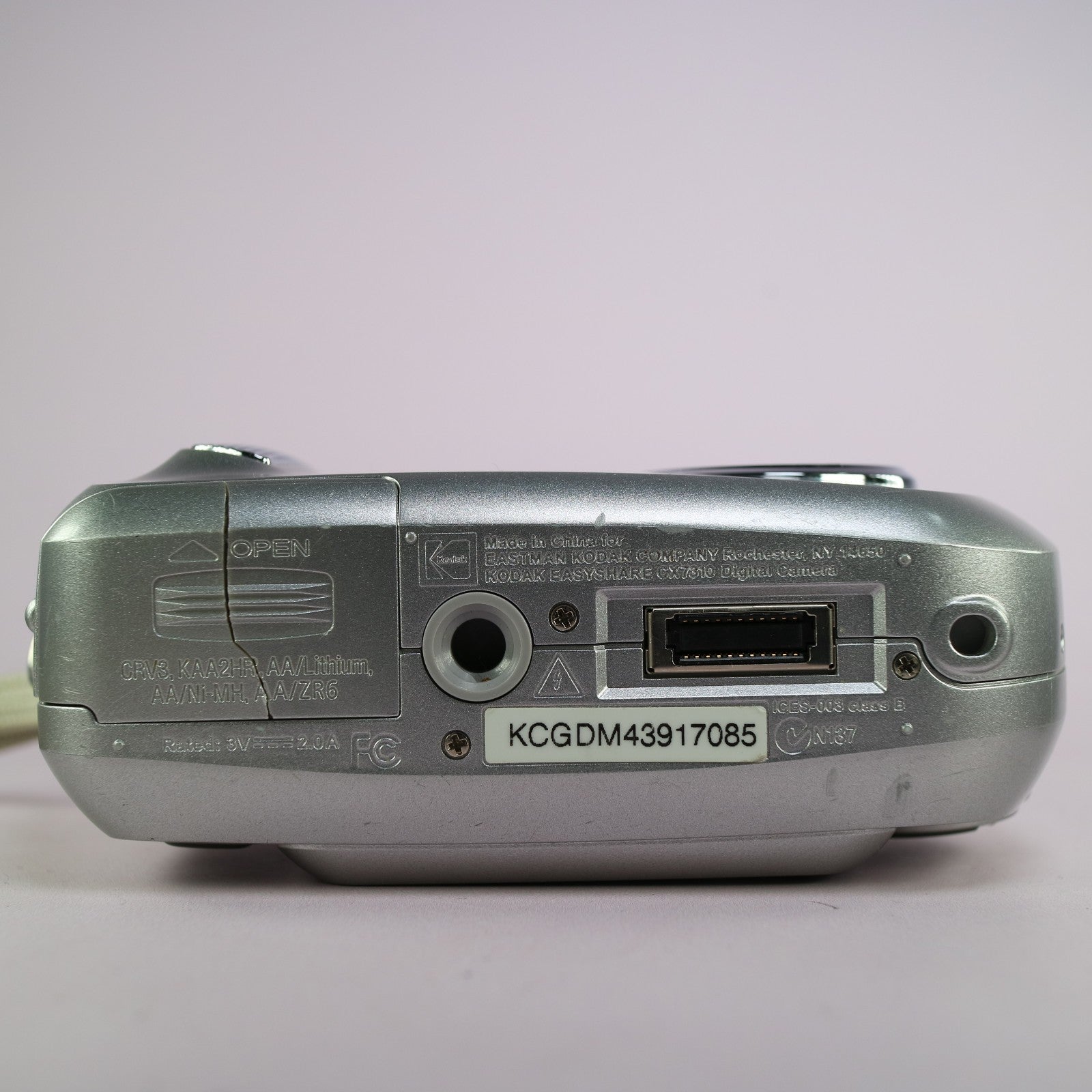 Kodak Digital Camera EasyShare CX7310 3.2MP Silver Tested