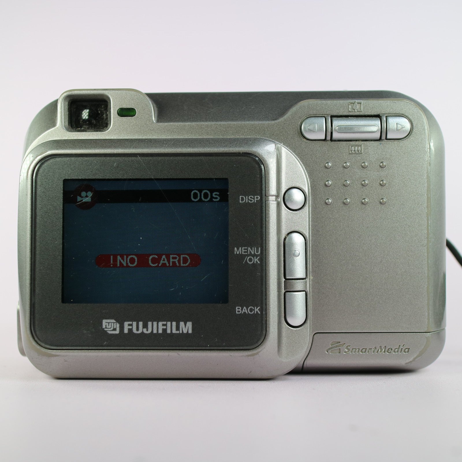 Fujifilm Digital Camera FinePix 2600 Zoom 2.0MP Silver Tested w/ Smartmedia Card