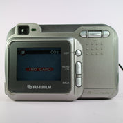 Fujifilm Digital Camera FinePix 2600 Zoom 2.0MP Silver Tested w/ Smartmedia Card