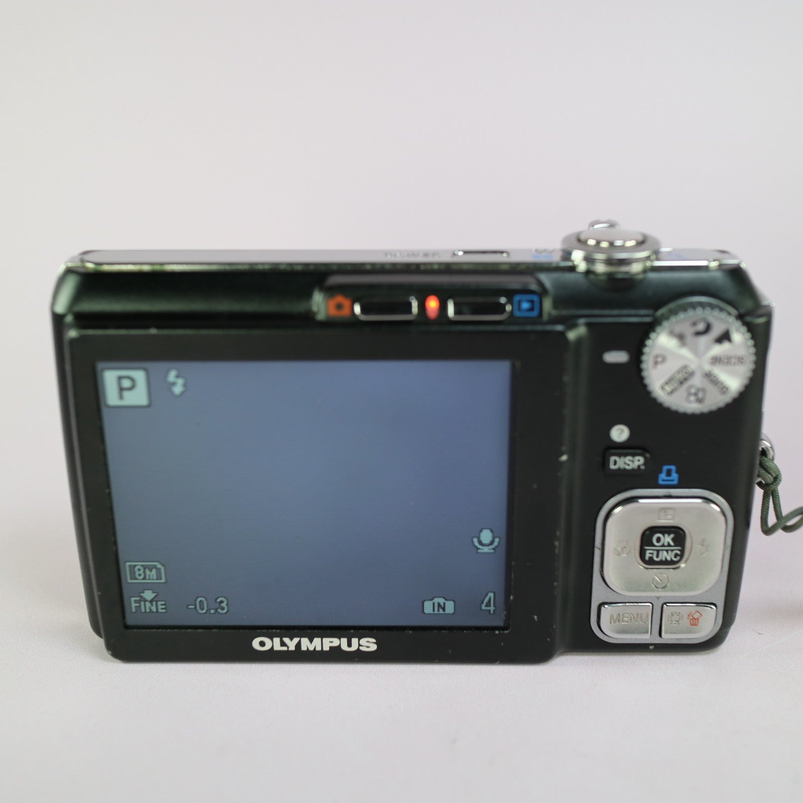 Olympus Digital Camera FE-330 8.0MP Black Tested Full Set